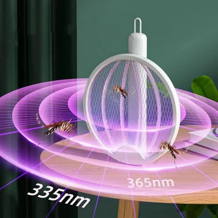 Raquete para mosquitos pernilongos - Elétrica e recarregável