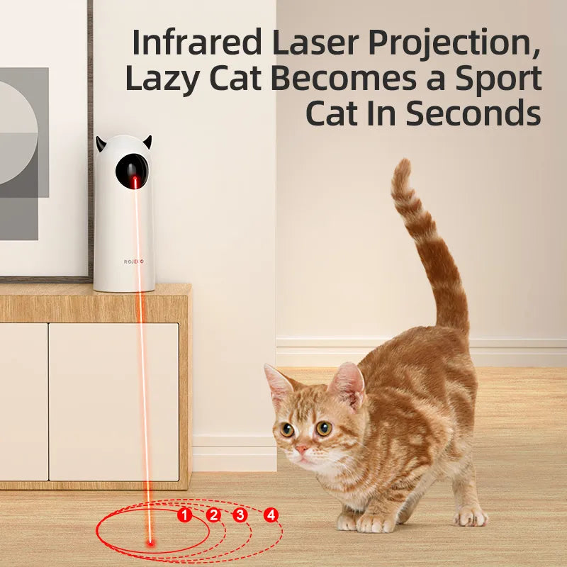 Brinquedo interativo para cães e gatos com laser LED