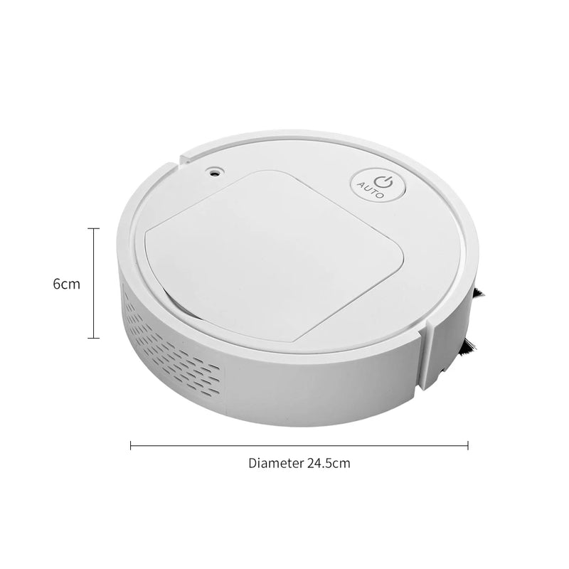 Robô Aspirador 5 em 1, USB recarregável, limpeza automática, máquina de varrer, limpa molhados e aspiradora