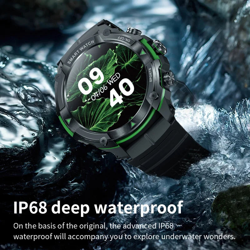 Relógio inteligente à prova d'água com display AMOLED MASX MOSS II - 2024