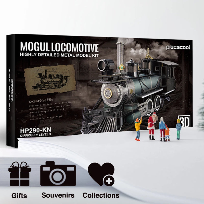 Locomotive em metal de montagem para colecionadores