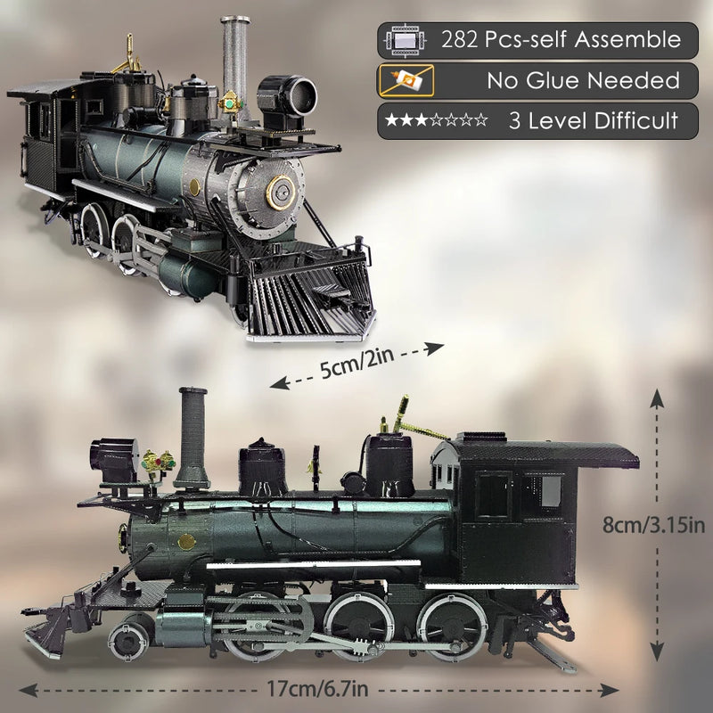 Locomotive em metal de montagem para colecionadores