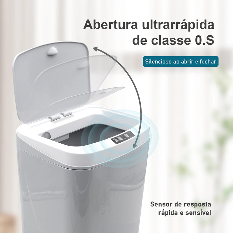 Lixeira inteligente com sensor automático
