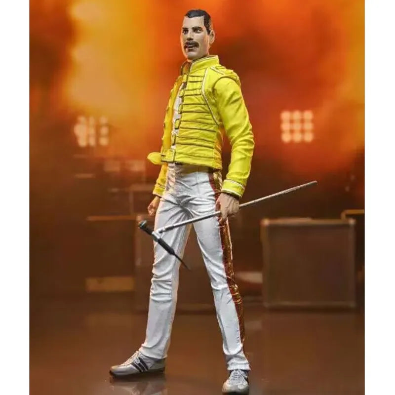 Queen - Freddie Mercury Live At Wembley Stadium  Figura de colecionador