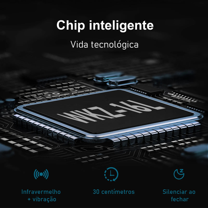 Lixeira inteligente com sensor automático