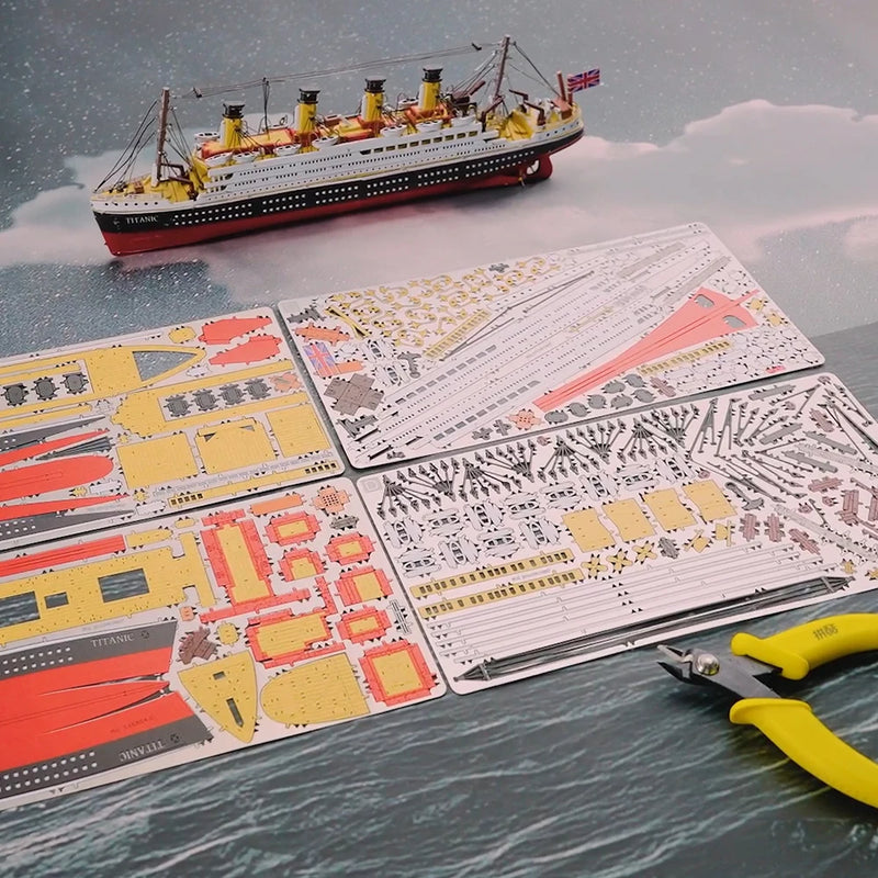 Navio Titanic para colecionador