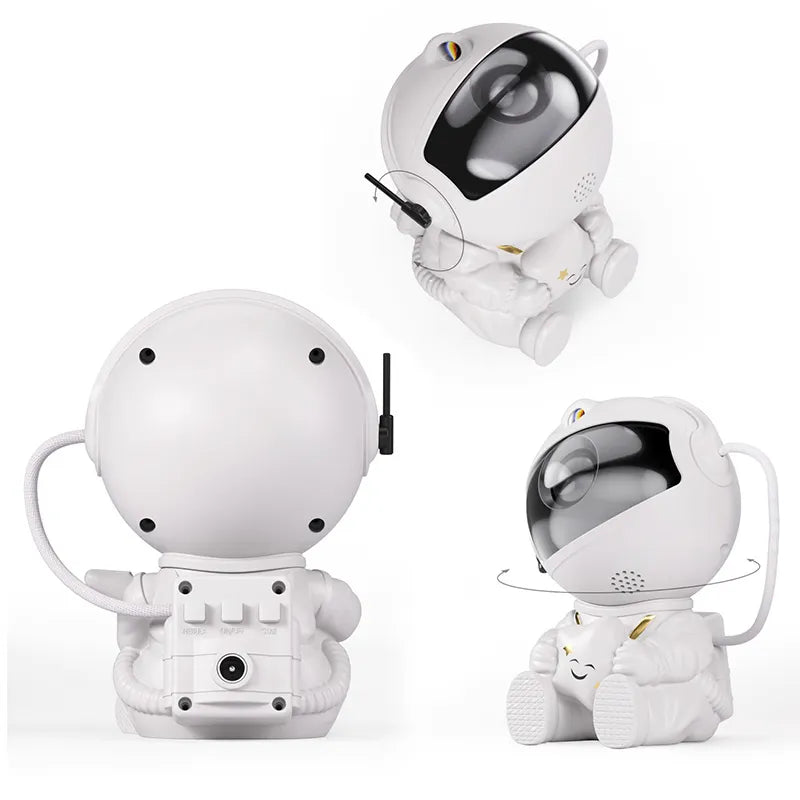 Projetor Astronauta com estrela/Astronauta com guitarra - LED Luz noturna/céu estrelado para decoração de quarto, casa e presente
