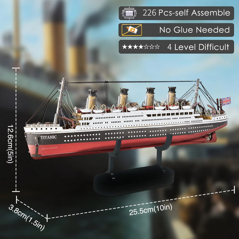 Navio Titanic para colecionador
