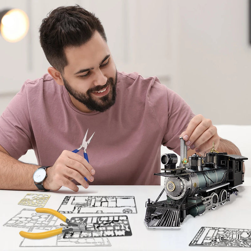 Locomotive em metal de montagem para colecionadores