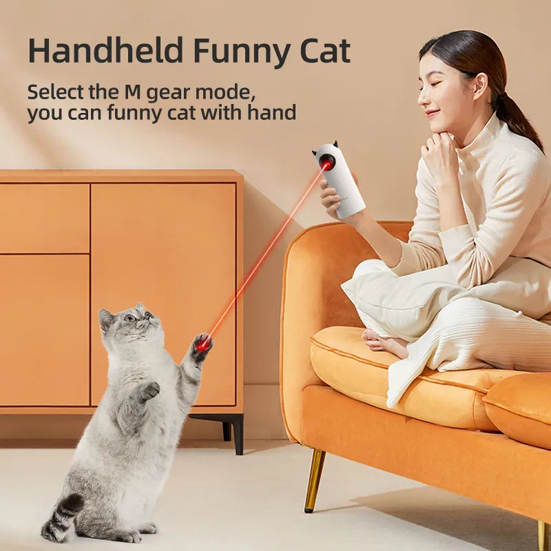 Brinquedo interativo para cães e gatos com laser LED