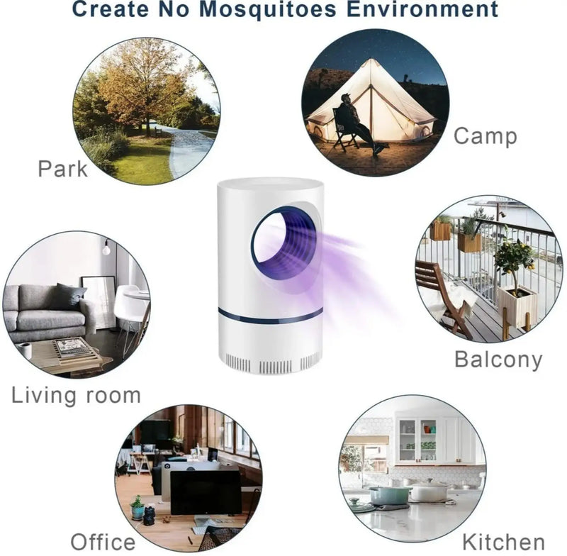 Abajour com lâmpada violeta, armadilha mata mosquitos e pernilongos - Produto no Brasil